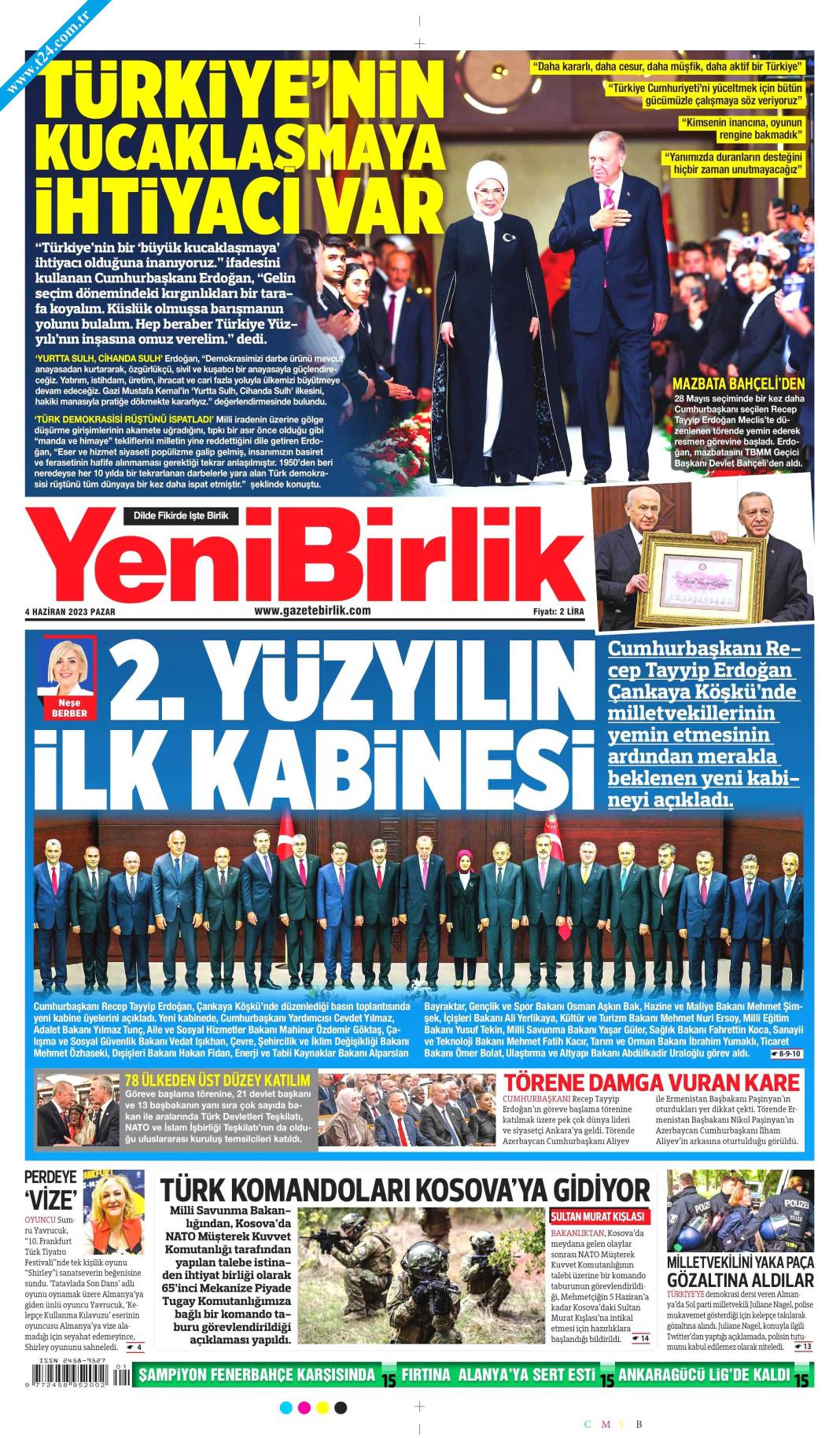 Gazeteler, Erdoğan’ın açıkladığı yeni kabine listesini manşetlerine nasıl taşıdı? İşte günün manşetleri 9
